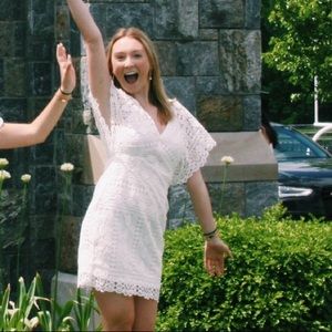 White lace Lulus dress